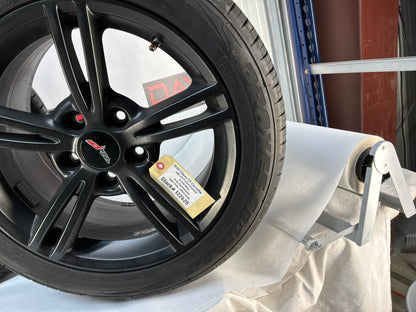 Chevy C6 Corvette Wheels and Tires 17x8.5 18x9.5 OEM