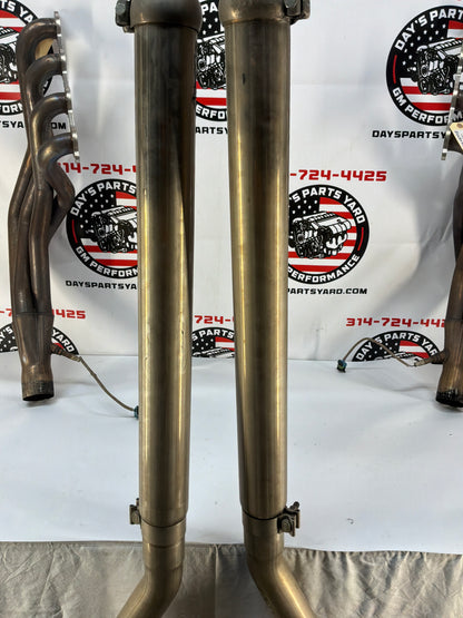 2014 Chevy SS Sedan American Racing Long Tube Exhaust Headers w/ Catted X Pipe
