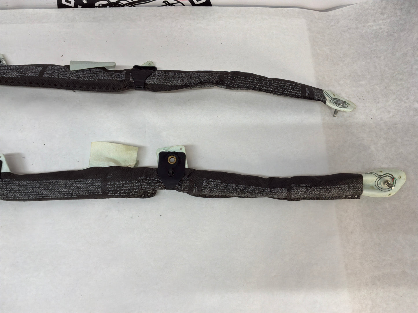 2008 Pontiac G8 Base RH & LH Roof Side Rail Curtain Airbag Air Bag Set OEM