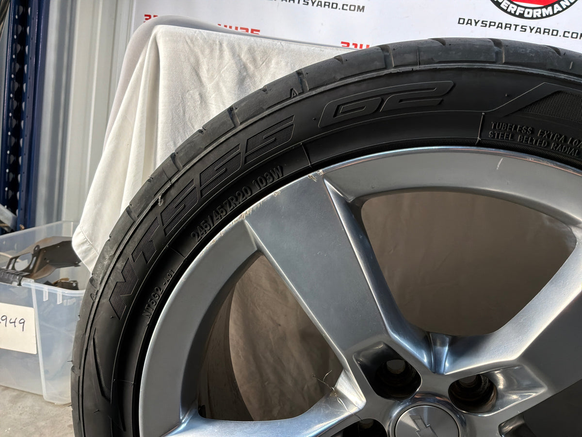 2010 Chevy Camaro SS 20x8 20x9 Factory OEM Wheels Rims with Tires
