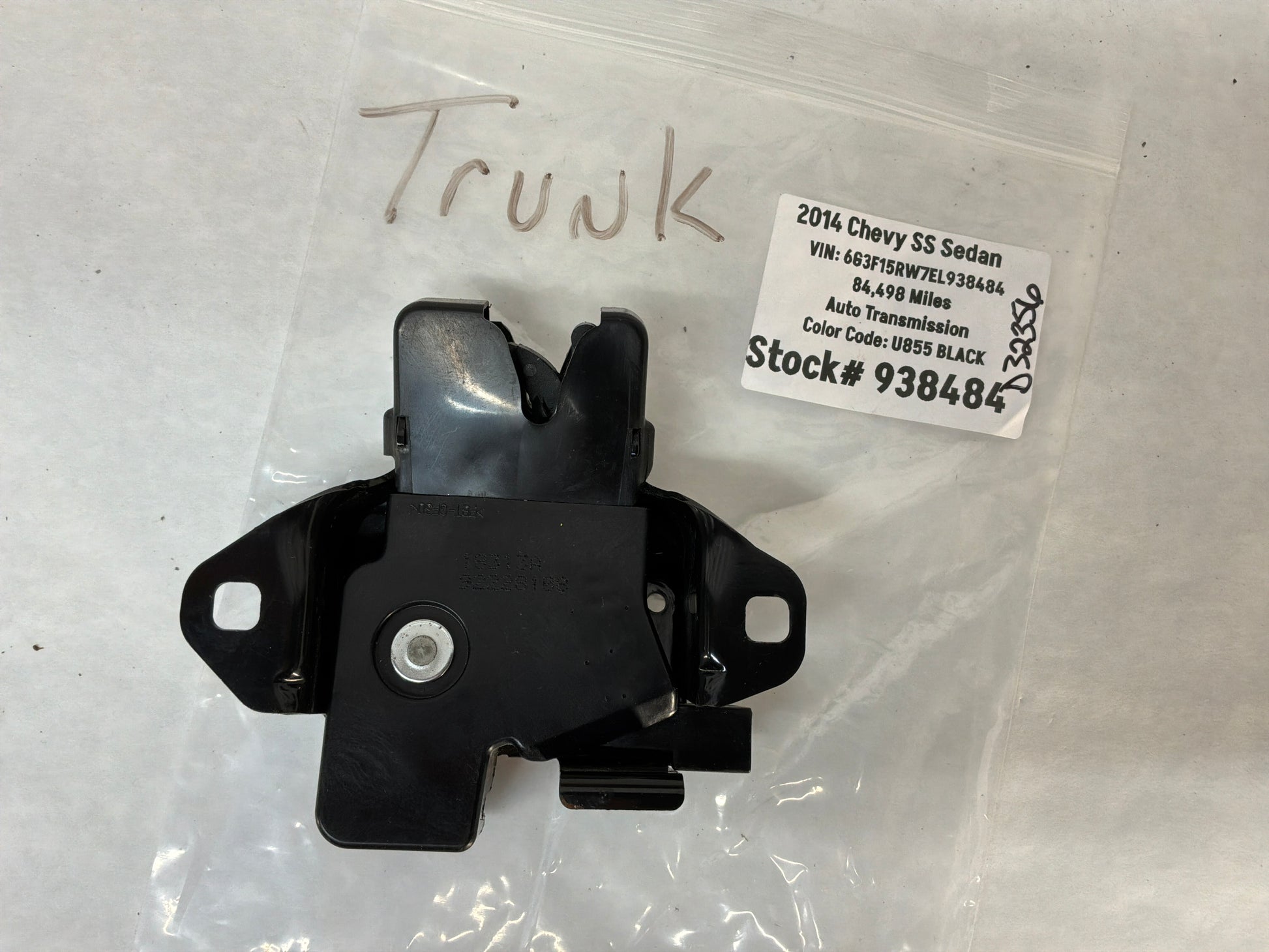 Trunk - Day's Parts Yard