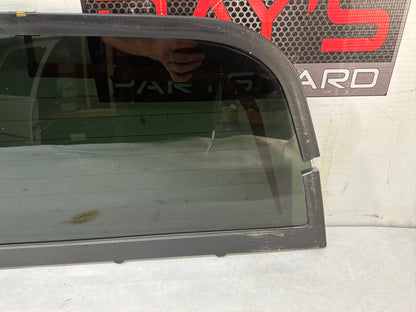 2012 Chevy Avalanche Rear Back Midgate Cargo Window Glass Panel OEM
