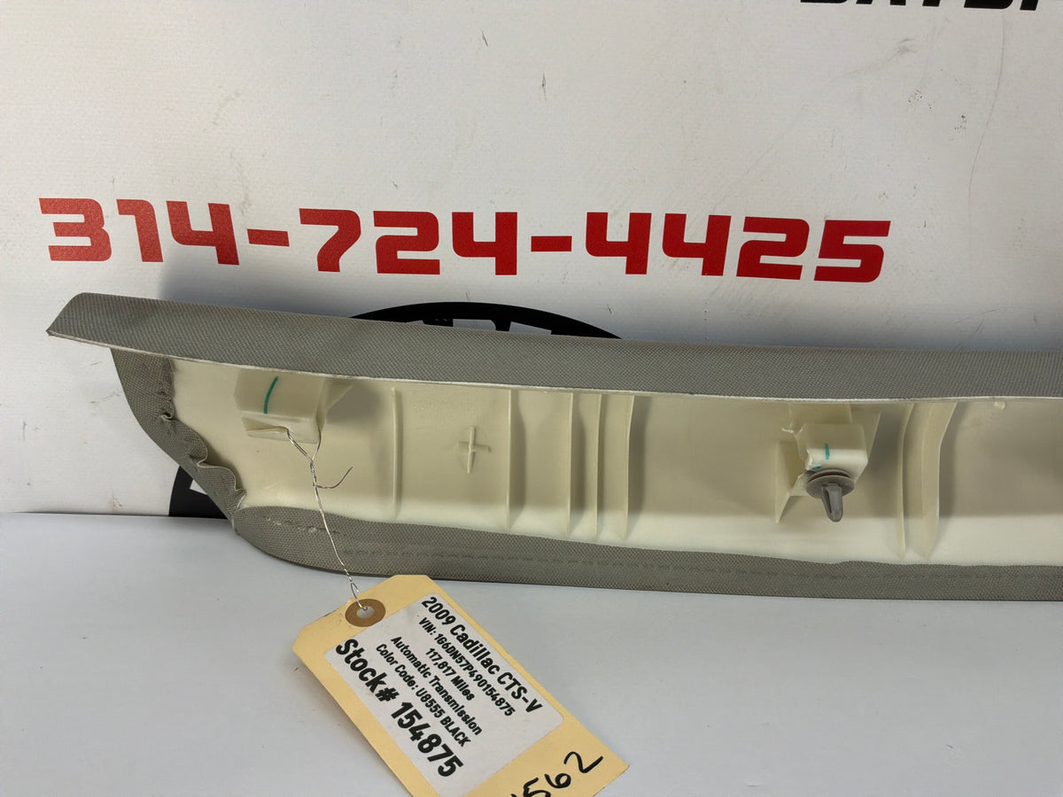2009 Cadillac CTS-V RH & LH Interior A Pillar Windshield Trim Molding Panel OEM Light Titnum