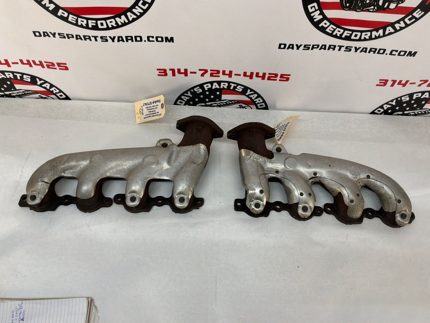 2011 Chevy Caprice PPV RH & LH Factory Exhaust Manifolds OEM