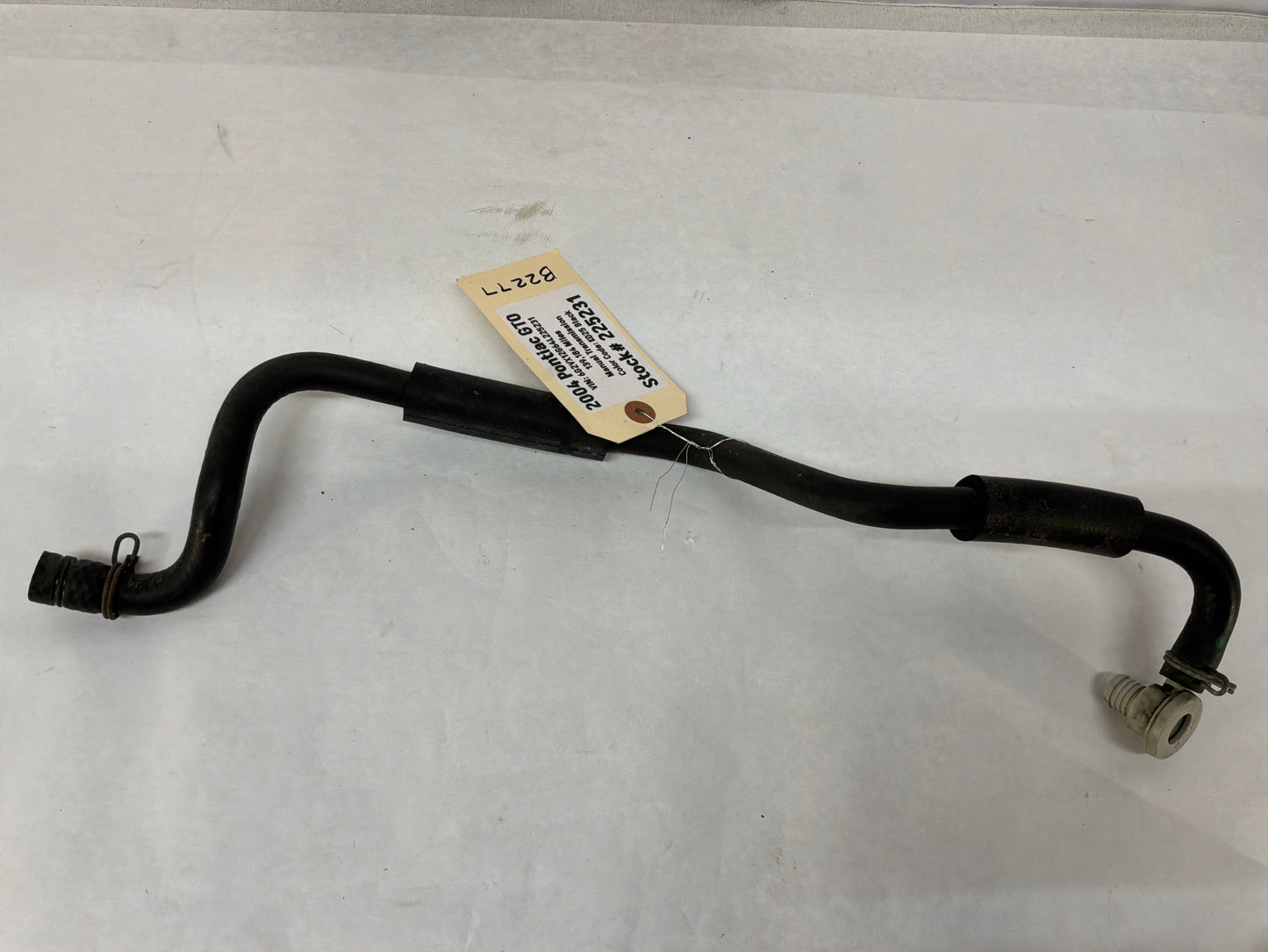 2004 Pontiac GTO Brake Booster Line Hose Tube OEM