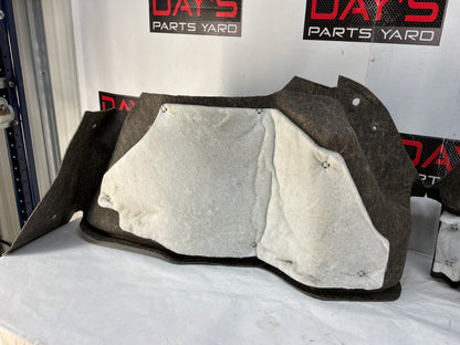 2011 Cadillac CTS-V Coupe RH & LH Interior Quarter Trunk Carpet Felt Liner Trim Panels OEM