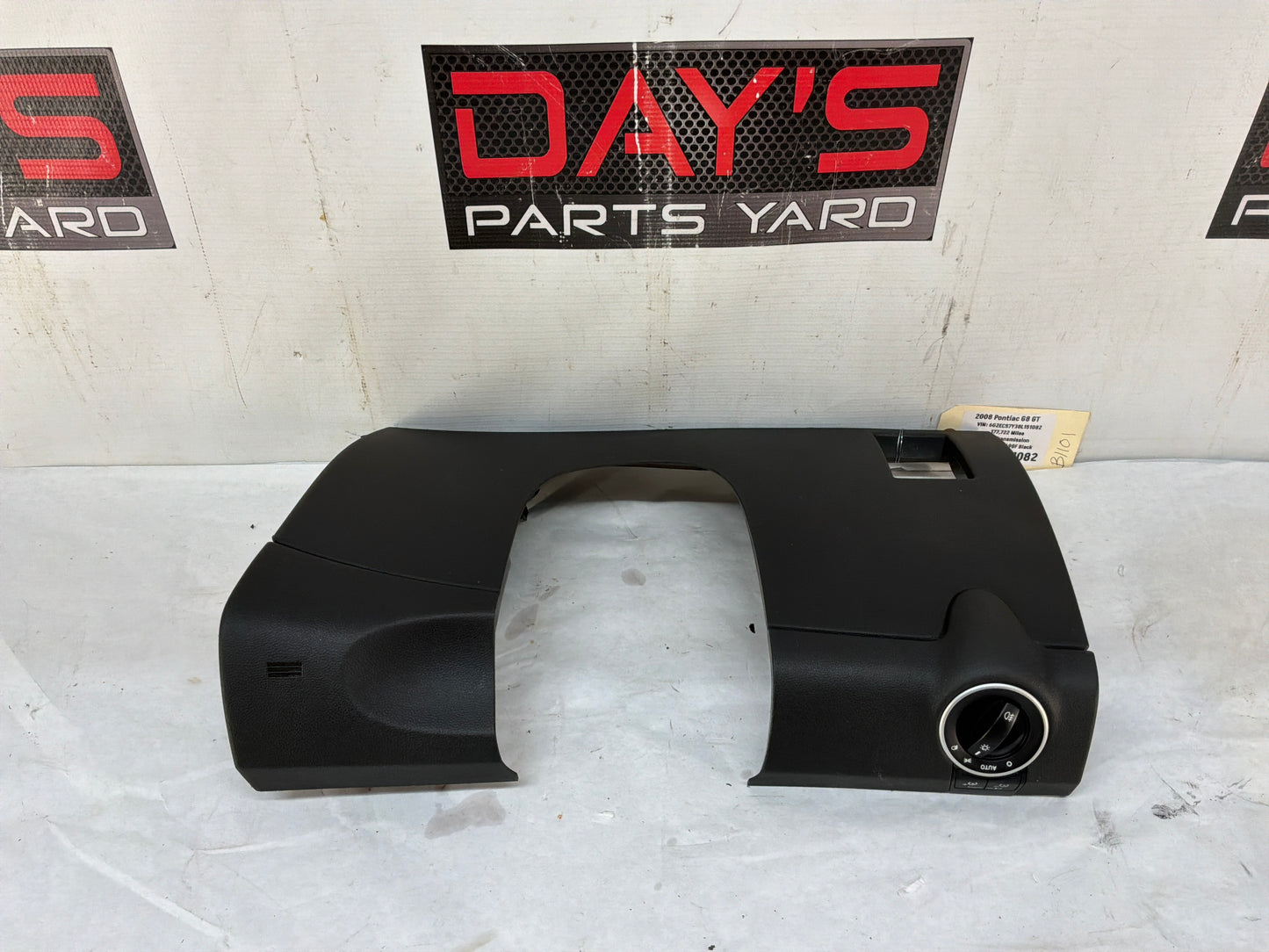 2008 Pontiac G8 GT LH Driver Knee Bolster Lower Dash Column Cover Trim Panel OEM