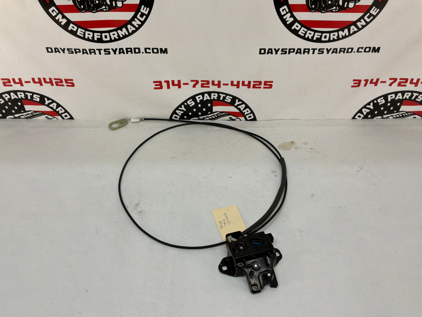 2008 Pontiac G8 Base Trunk Latch w/Cable 92159082 OEM