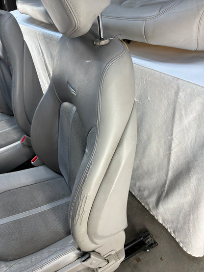 2009 Cadillac CTS-V Seats Fronts and Rears Leather and Suede OEM Titanium