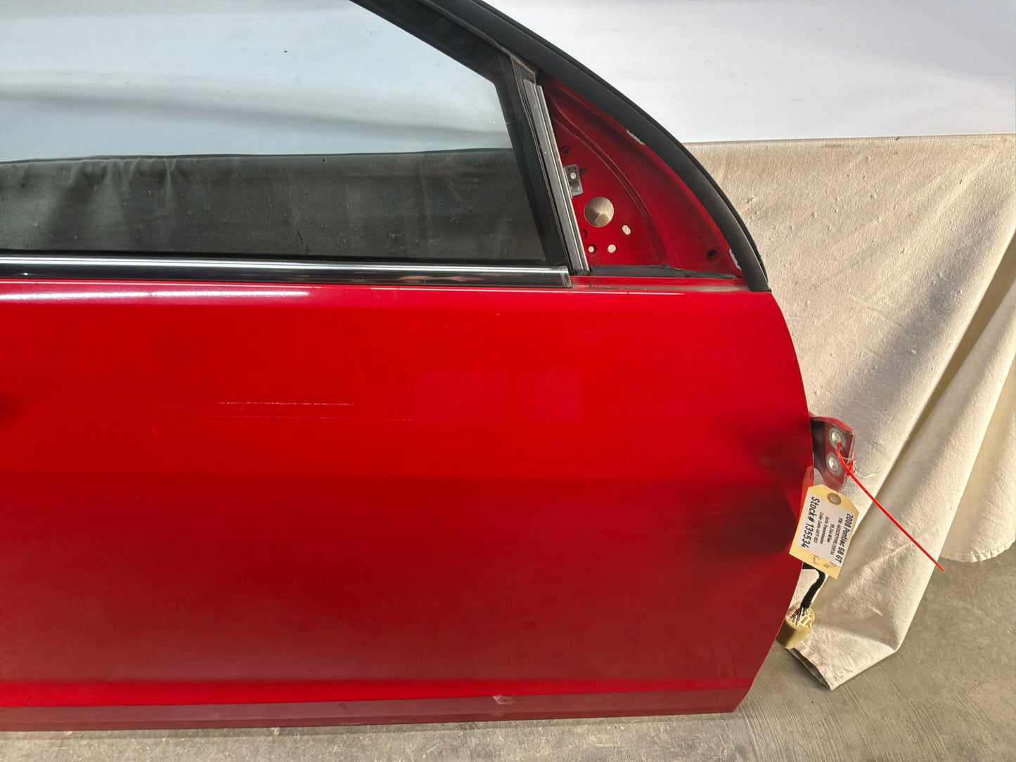2008 Pontiac G8 GT RH Passenger Front Exterior Outside Door Red OEM
