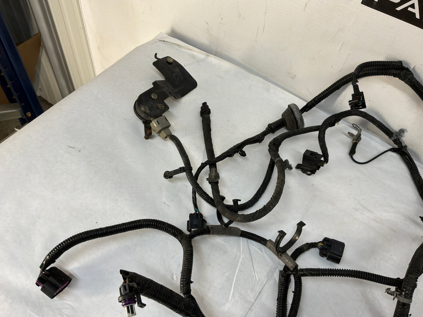 2014 Chevy Camaro ZL1 Engine Bay Head Lamp Light Firewall Wire Wiring Harness OEM