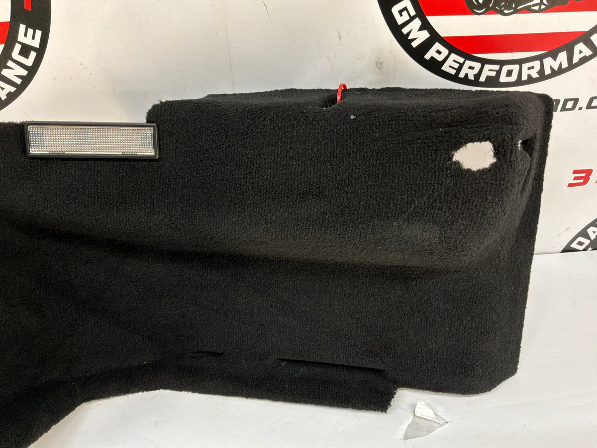 2002 Chevy C5 Corvette RH Passenger Rear Trunk Cargo Compartment Carpet Trim Liner Insert OEM