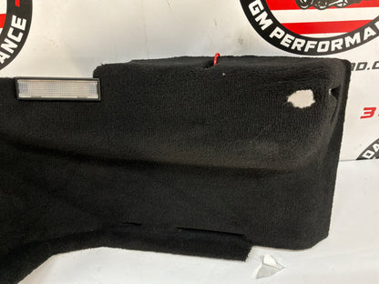 2002 Chevy C5 Corvette RH Passenger Rear Trunk Cargo Compartment Carpet Trim Liner Insert OEM