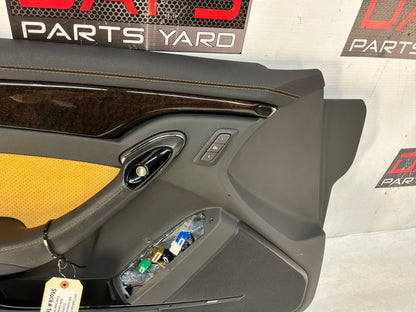 2011 Cadillac CTS-V Coupe LH Front Door Panel Saffron OEM