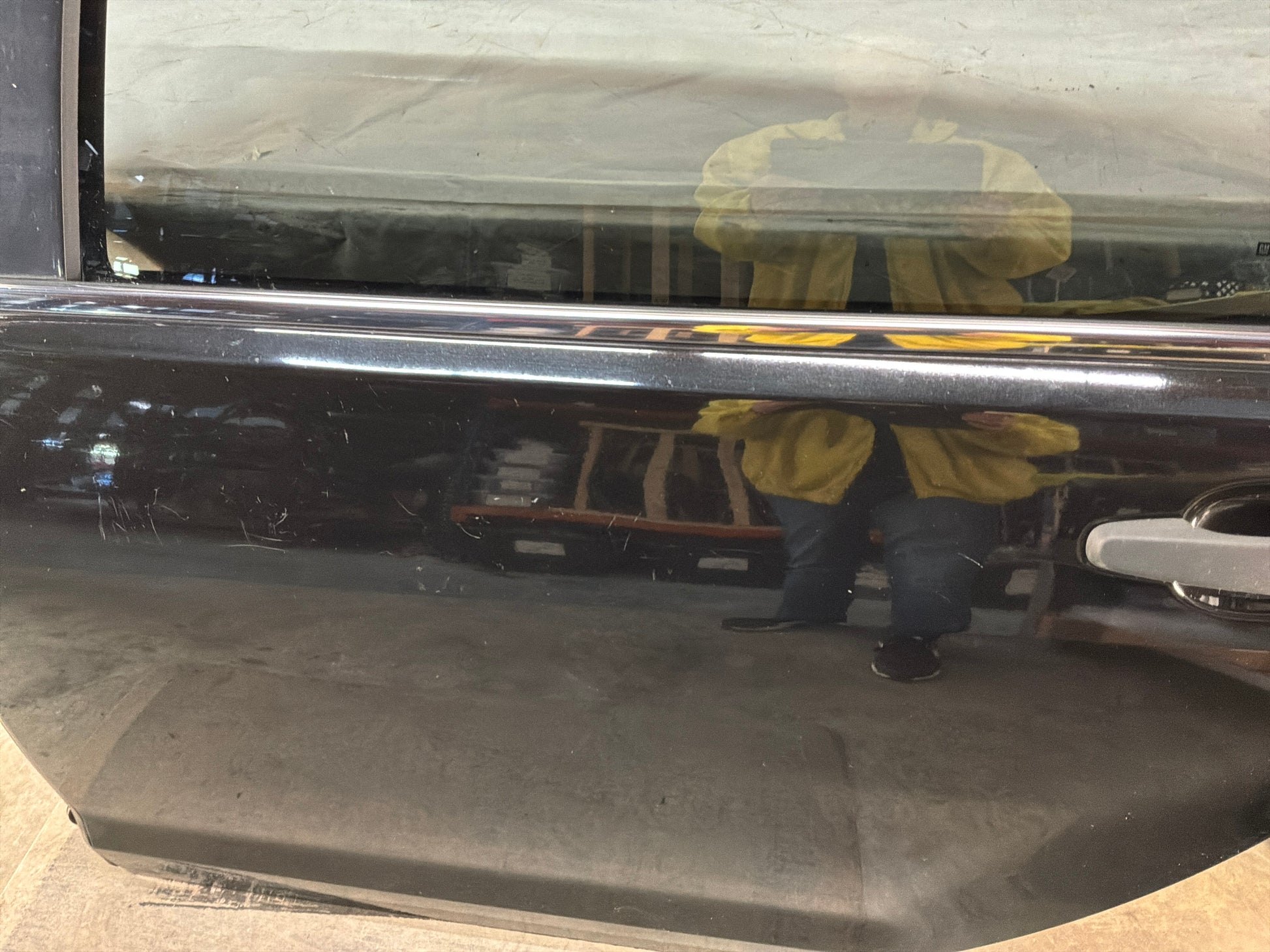 2013 Chevy Caprice PPV LH Driver Rear Exterior Door Black OEM - Day's Parts Yard