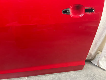 2008 Pontiac G8 GT LH Driver Front Exterior Outside Door Red OEM