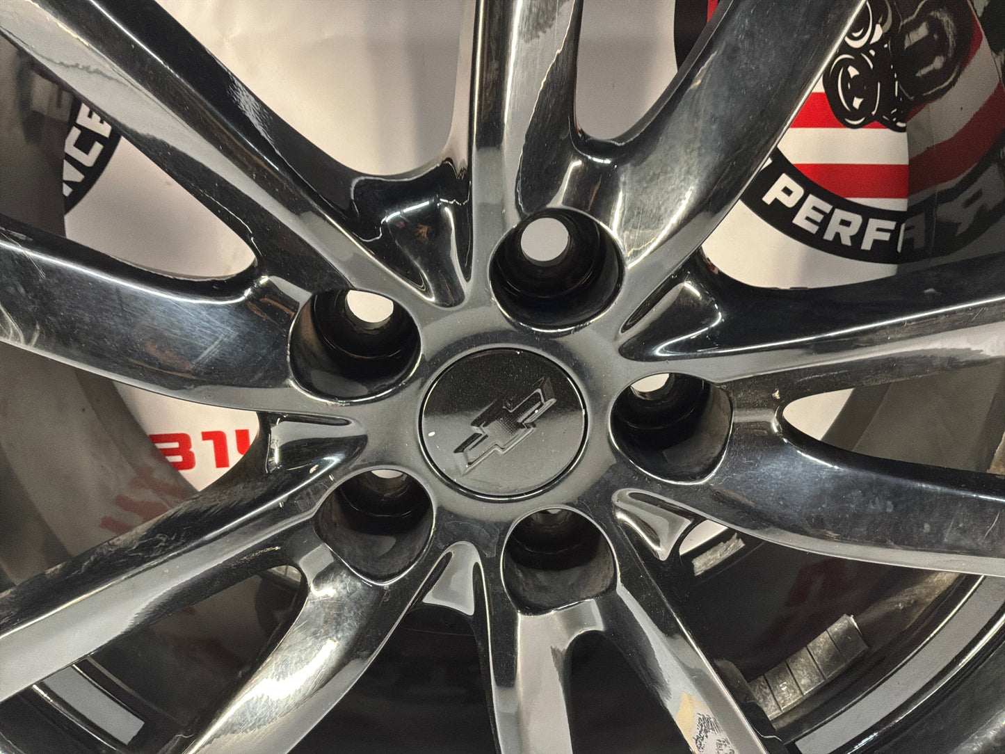 2014 Chevy SS Sedan Black Front Wheel 20x8.5 OEM