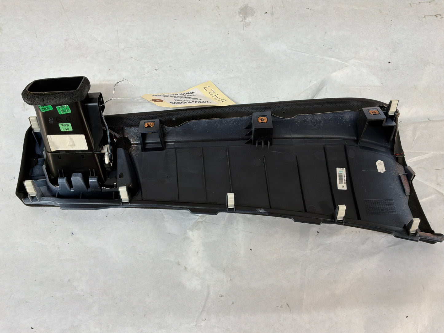 2015 Chevy SS Sedan RH Passenger Black Suede Dash Trim Panel Insert OEM