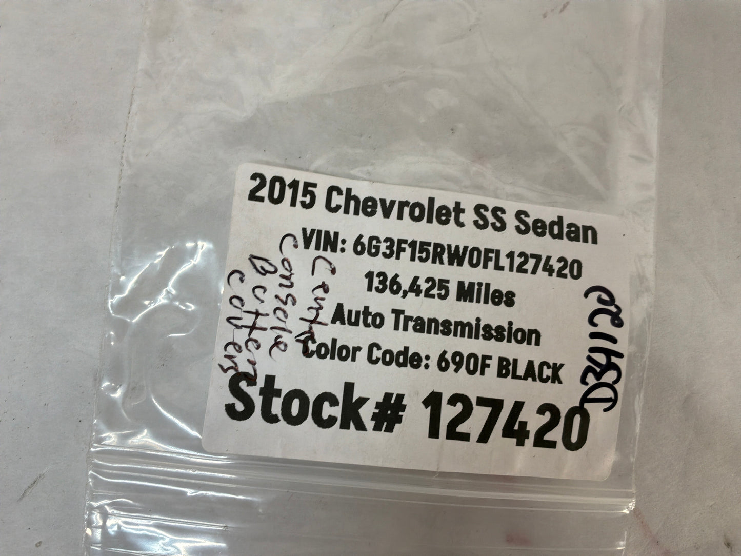2015 Chevy SS Sedan Center Console Button Covers OEM - Day's Parts Yard