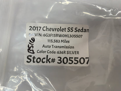 2017 Chevy SS Sedan Positive Battery Terminal Electric Fuse Block OEM