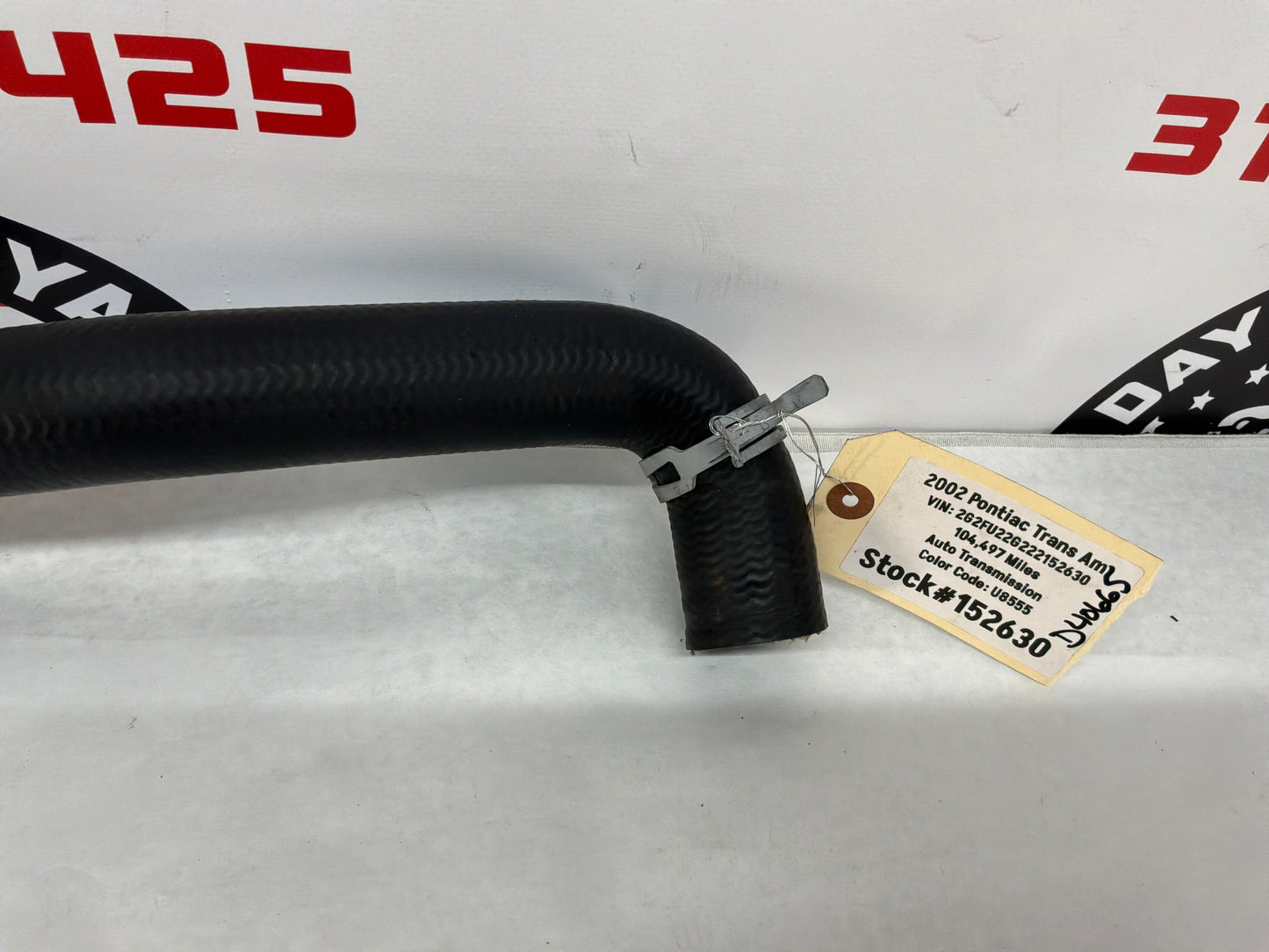 2002 Pontiac Trans Am WS6 Upper Radiator Hose OEM