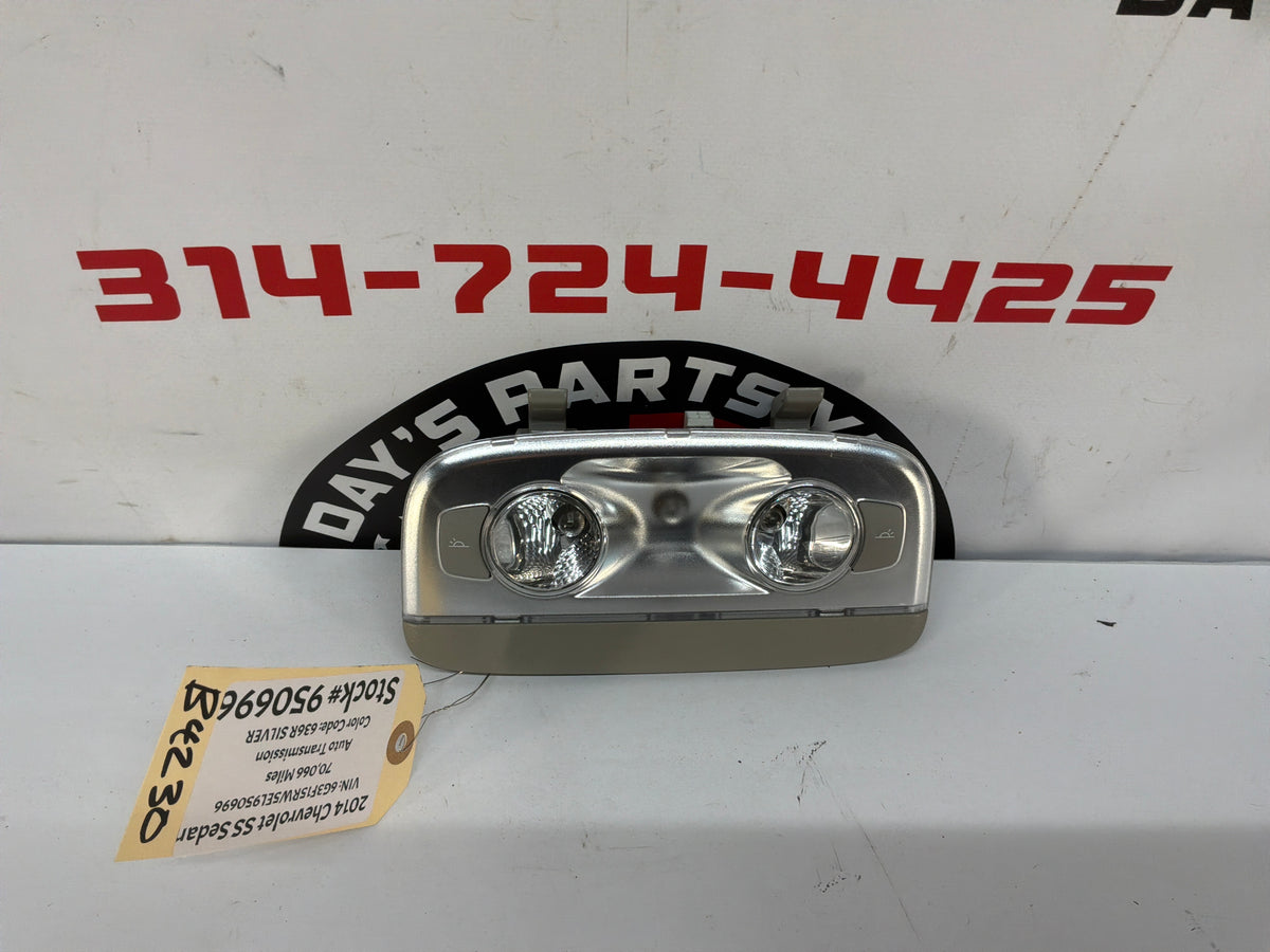 2014 Chevy SS Sedan Over Head Rear Dome Map Light OEM