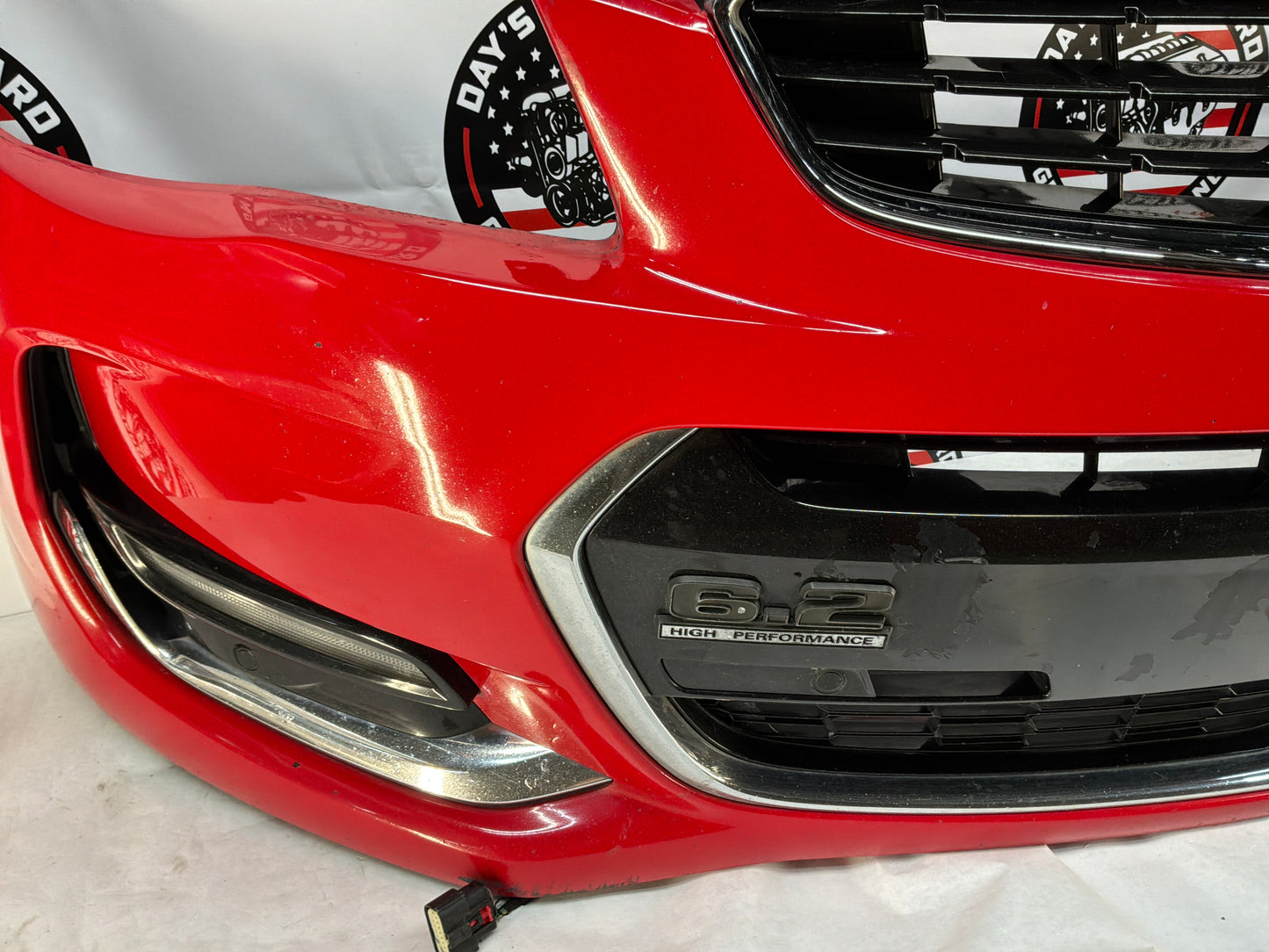 2014 Chevy SS Sedan Complete Front Bumper Fascia Cover Red OEM