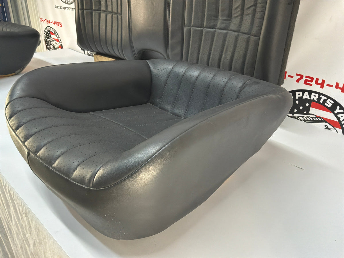 2002 Chevy Camaro Z28 Rear Seats Gray Grey Leather OEM