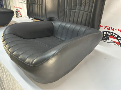 2002 Chevy Camaro Z28 Rear Seats Gray Grey Leather OEM