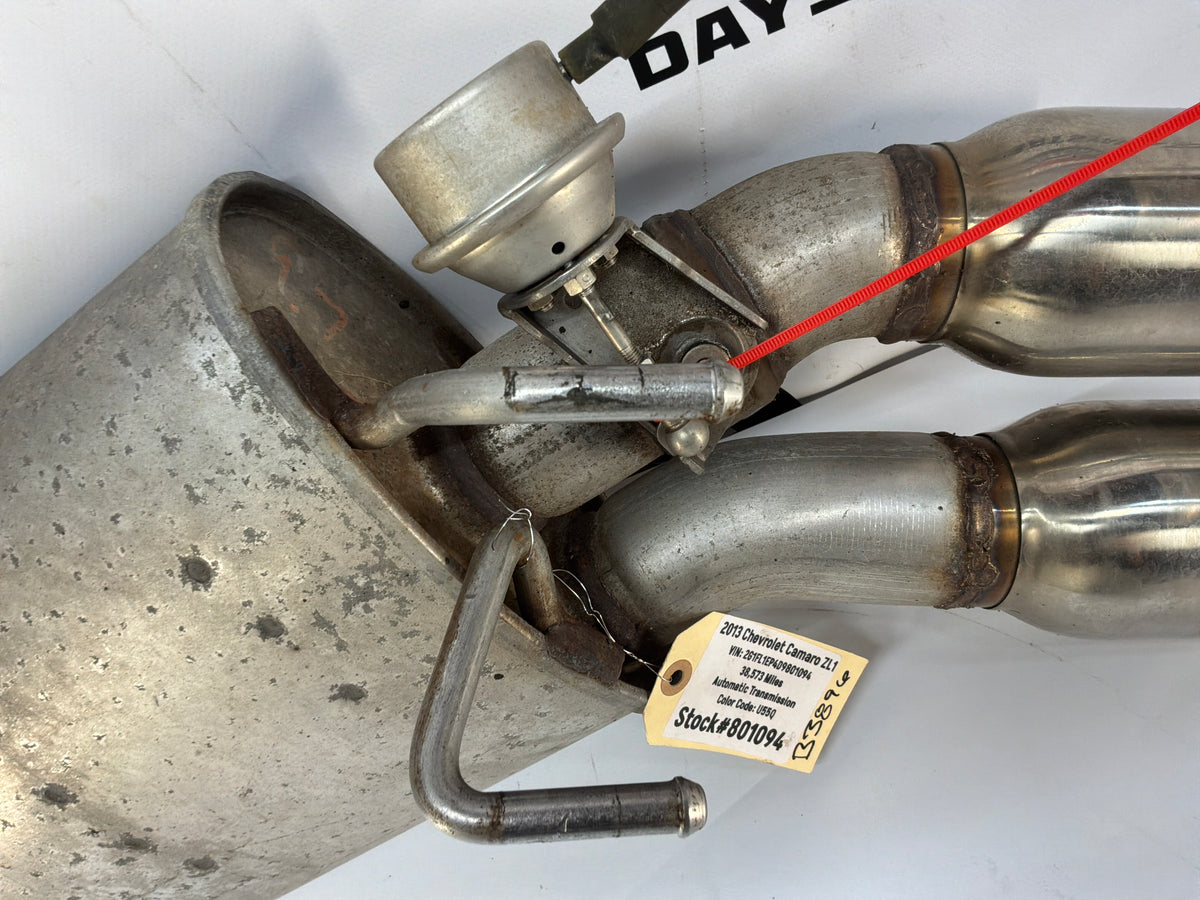 2013 Chevy Camaro ZL1 RH Passenger NPP Bi Mode Exhaust Muffler OEM