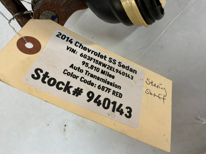 2014 Chevy SS Sedan Steering Column Prop Shaft OEM