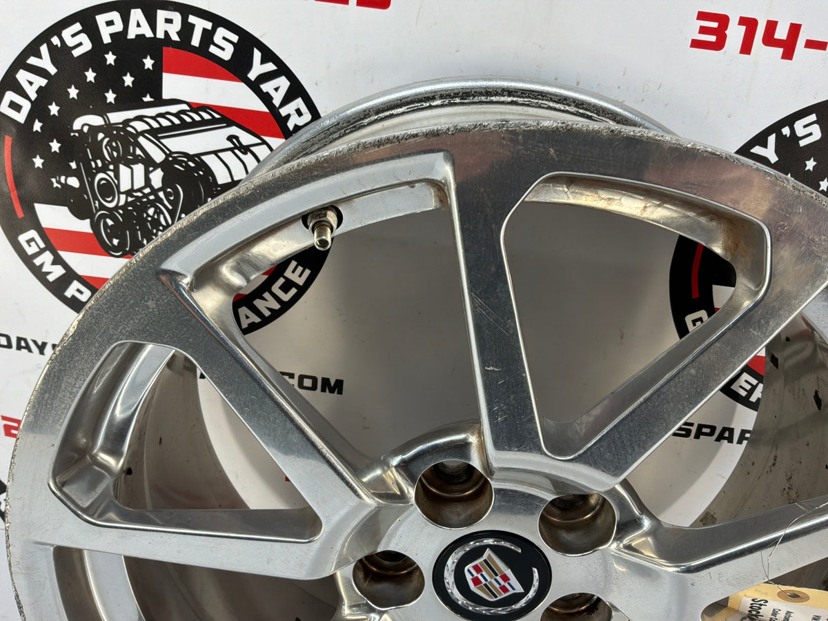 2009 Cadillac CTS-V Sedan Front Factory OEM Polished Wheel Rim 19x9