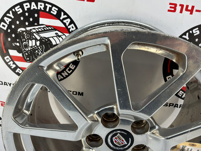 2009 Cadillac CTS-V Sedan Front Factory OEM Polished Wheel Rim 19x9
