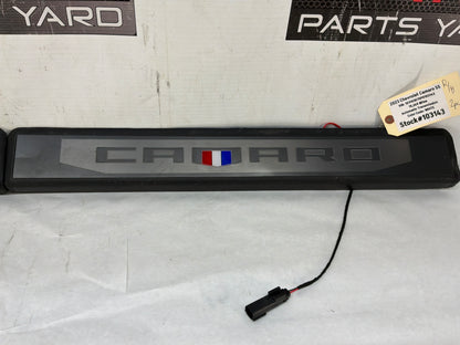 2023 Chevy Camaro SS RH & LH Illuminated Door Sill Trim Scuff Plate Panel OEM