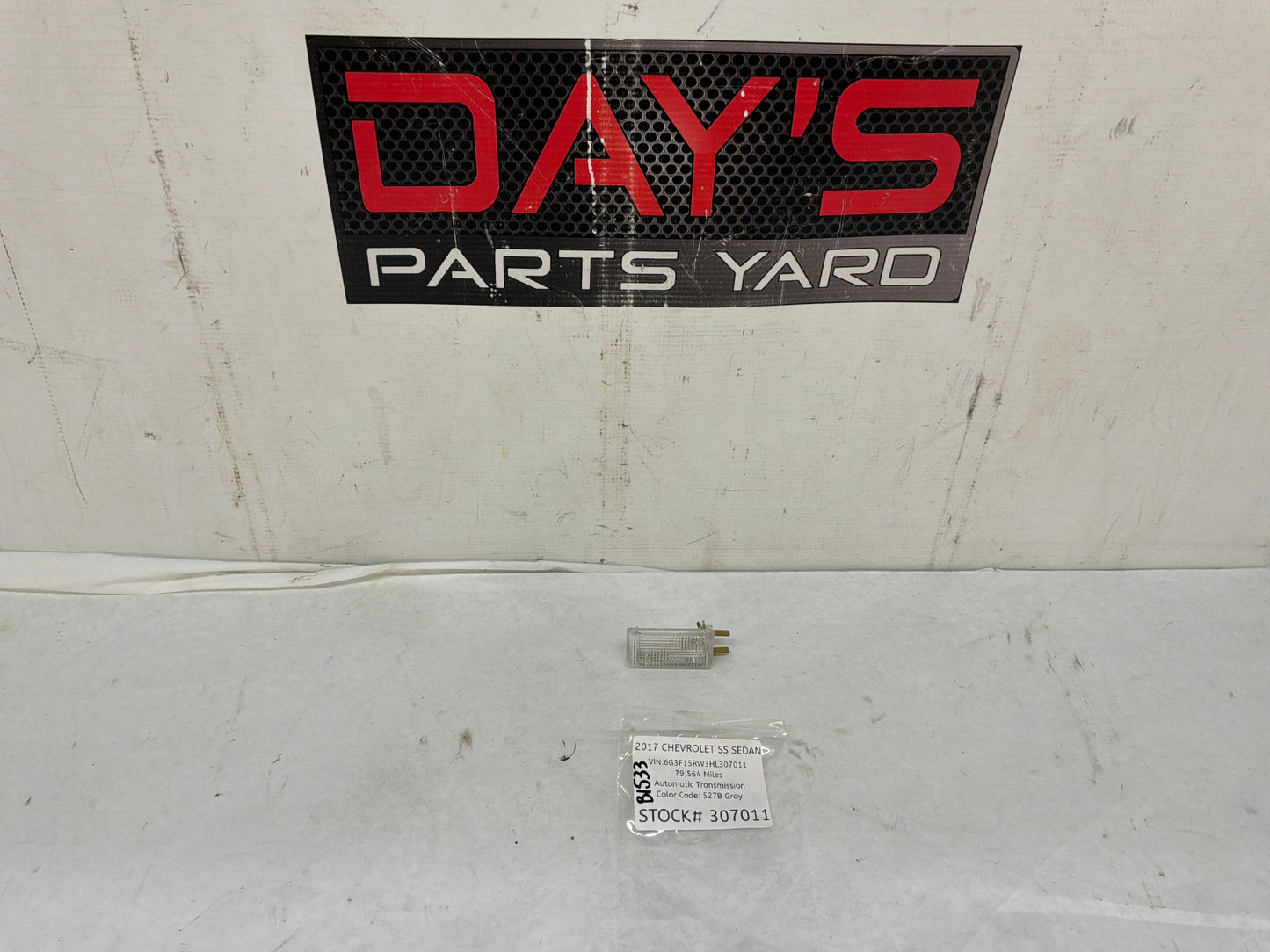 2017 Chevy SS Sedan Trunk Cargo Compartment Light Lamp OEM
