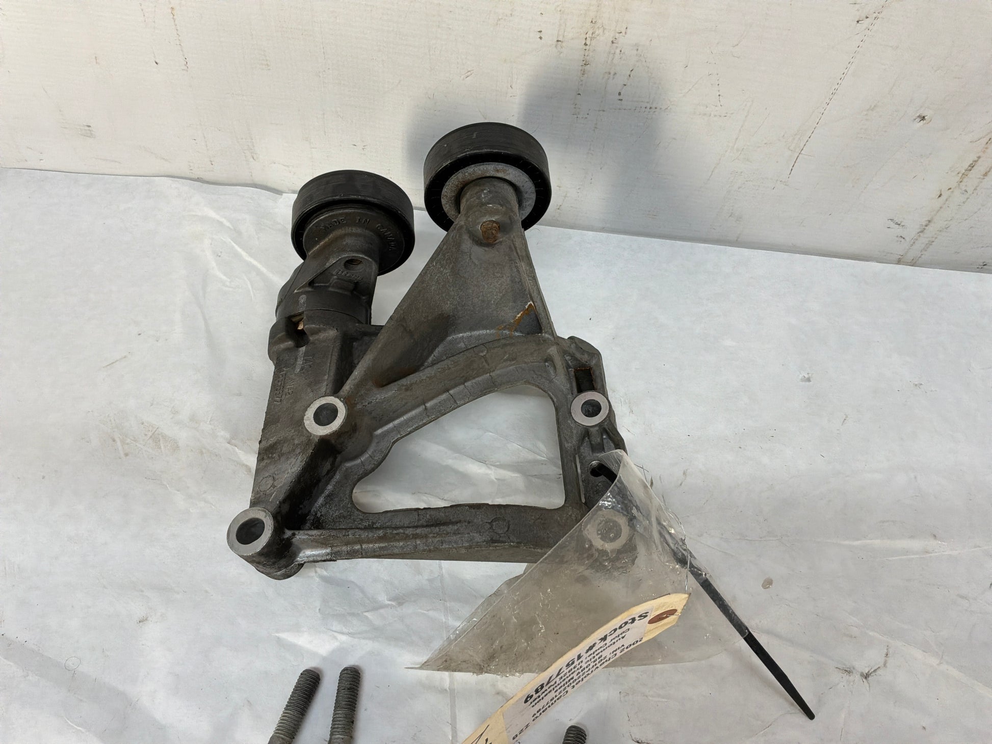 2002 Chevy Camaro Z28 AC Compressor Bracket w/ Hardware OEM - Day's Parts Yard