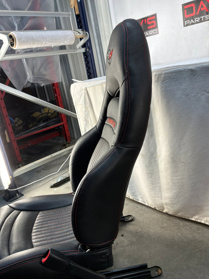 1999 Chevrolet C5 Corvette Seats Black Leather OEM