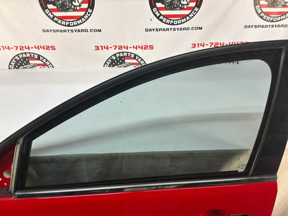 2008 Pontiac G8 GT LH Driver Front Exterior Outside Door Red OEM