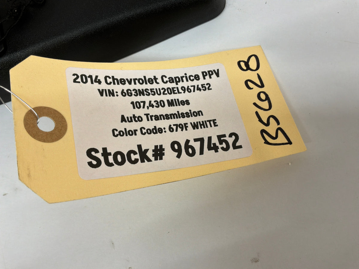 2014 Chevy Caprice PPV Rearview Mirror OEM