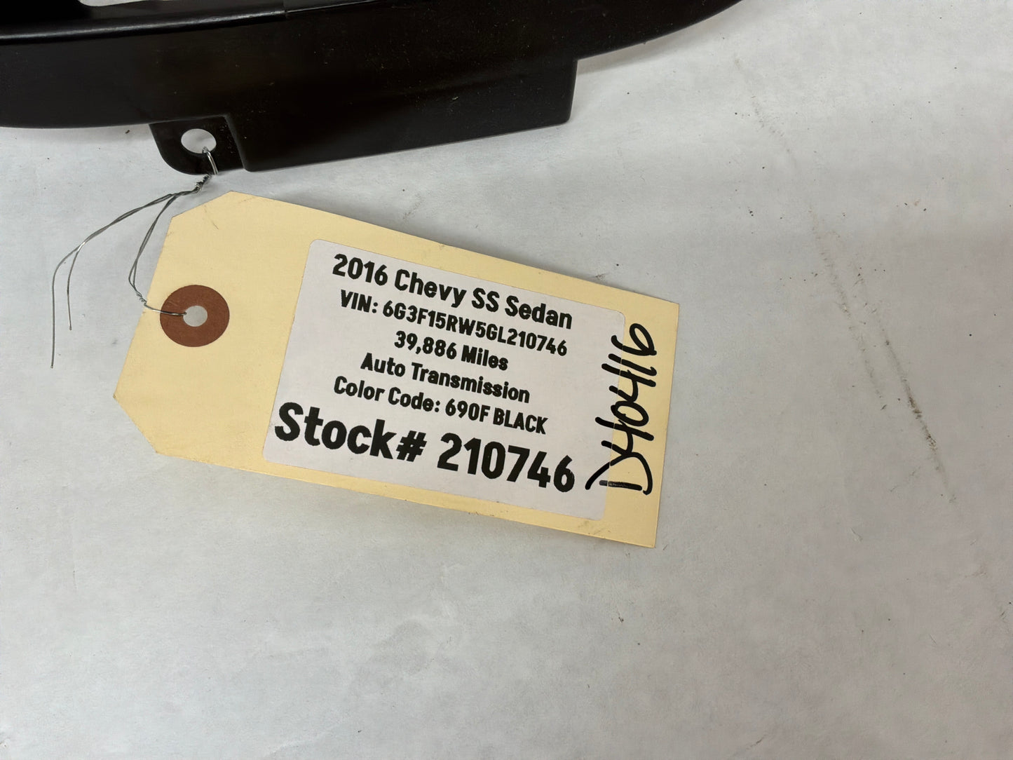2016 Chevy SS Sedan Hardtop Over Head Console Dome Light Frame Bracket Bezel OEM