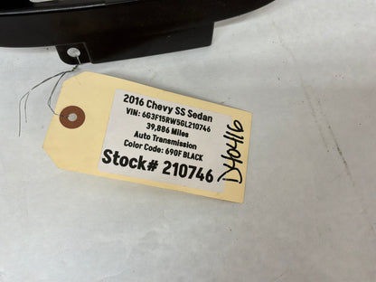 2016 Chevy SS Sedan Hardtop Over Head Console Dome Light Frame Bracket Bezel OEM