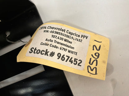 2014 Chevy Caprice PPV Center Console Arm Rest OEM