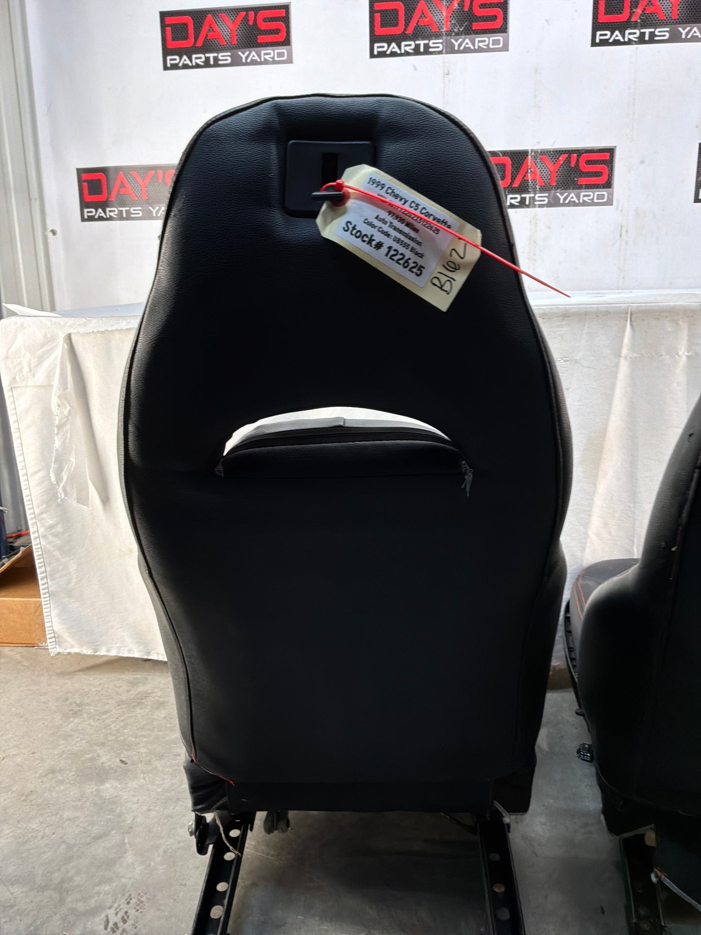 1999 Chevrolet C5 Corvette Seats Black Leather OEM
