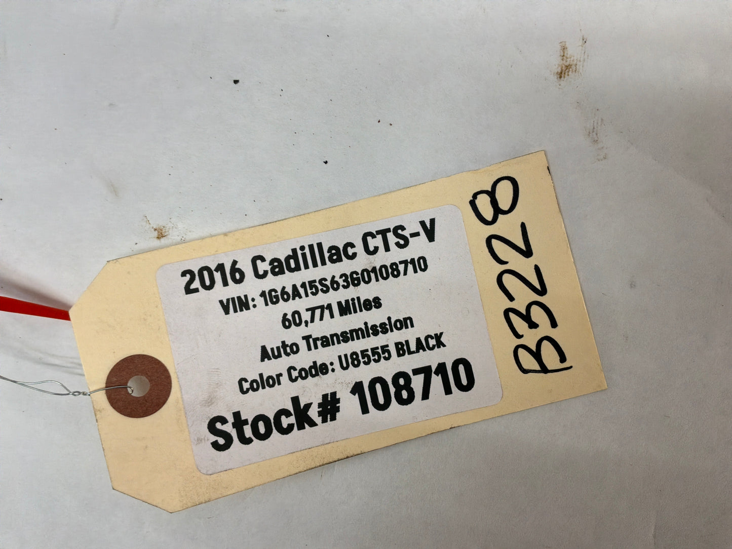 2016 Cadillac CTS-V Front Brake Rotor Cooling Duct Deflector OEM