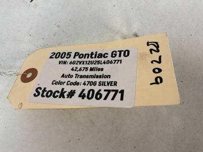 2005 Pontiac GTO Automatic Transmission Shifter Linkage Rod OEM
