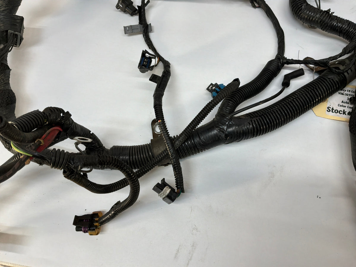 2002 Chevy C5 Corvette Convertible Engine Motor Automatic Transmission Wire Wiring Harness OEM