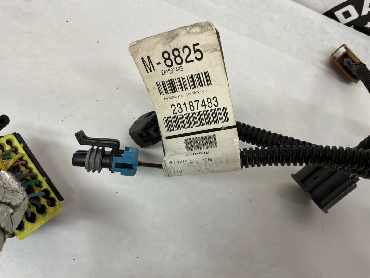 2014 Chevy Camaro SS Engine Bay Head Lamp Light Firewall Wire Wiring Harness OEM
