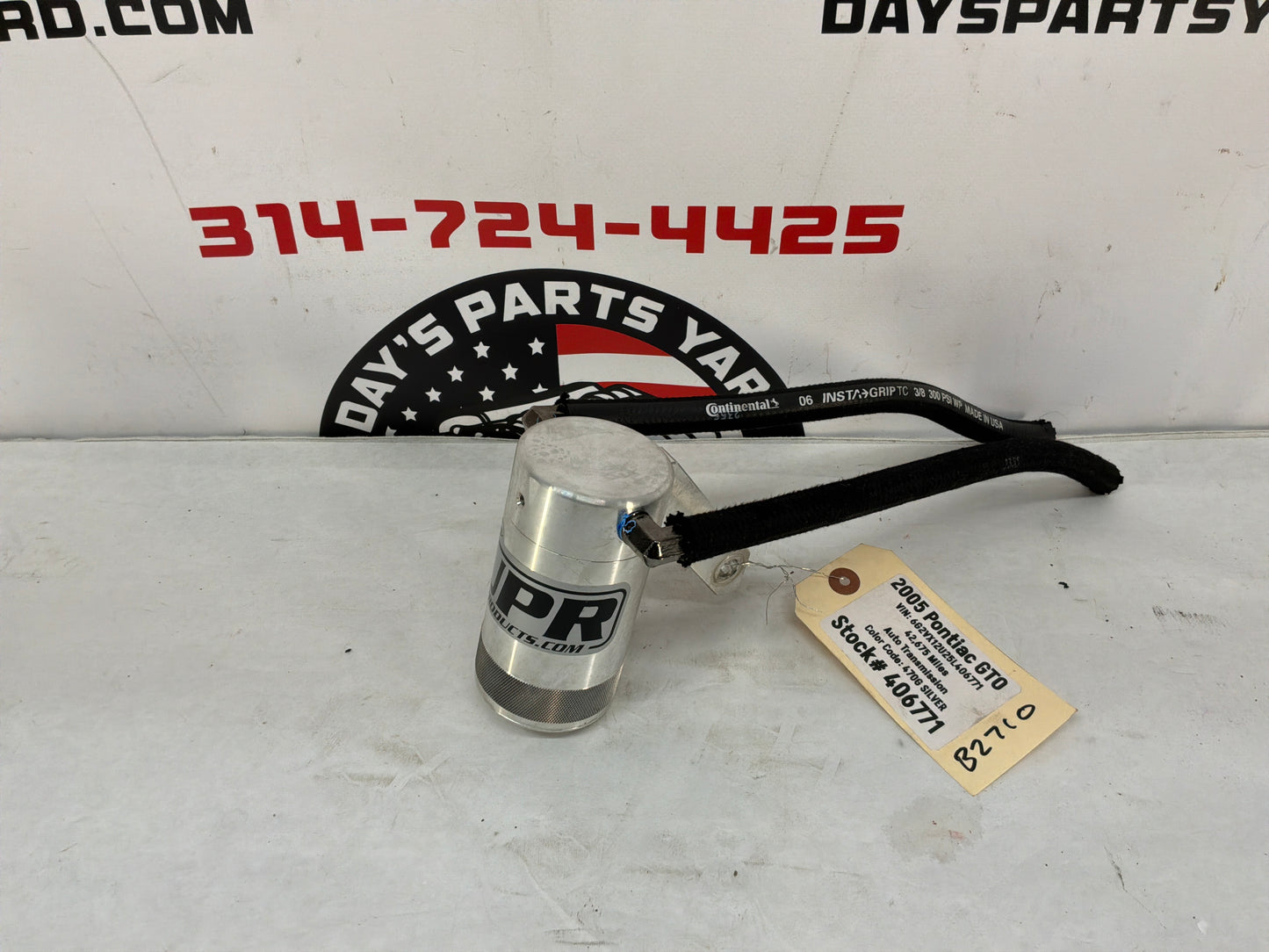 2005 Pontiac GTO Engine Motor Oil Catch Can After Market UPR