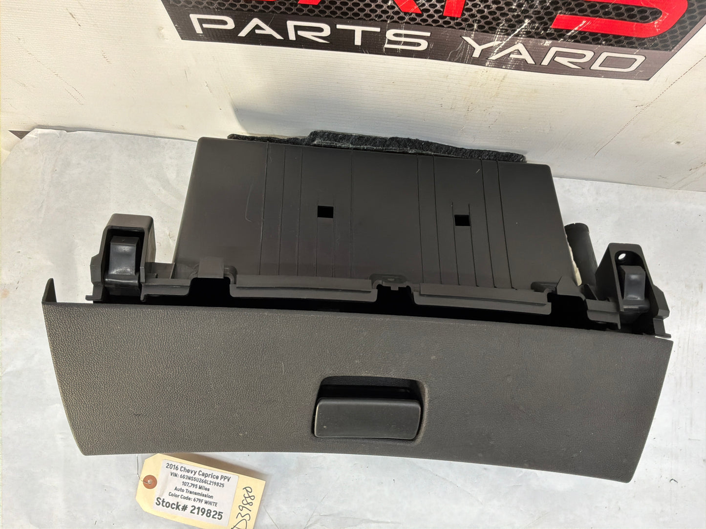 2016 Chevy Caprice PPV Dash Glove Box Compartment Door OEM