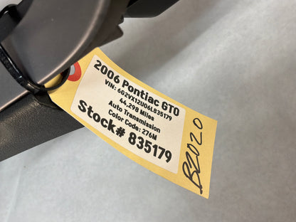 2006 Pontiac GTO Center Console Arm Rest Assembly OEM